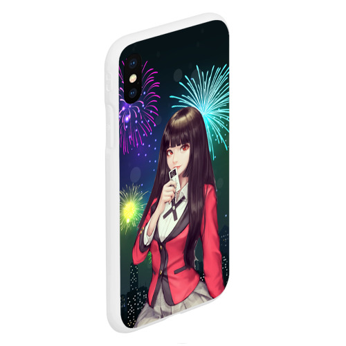 Чехол для iPhone XS Max матовый Anime Girl, цвет белый - фото 3