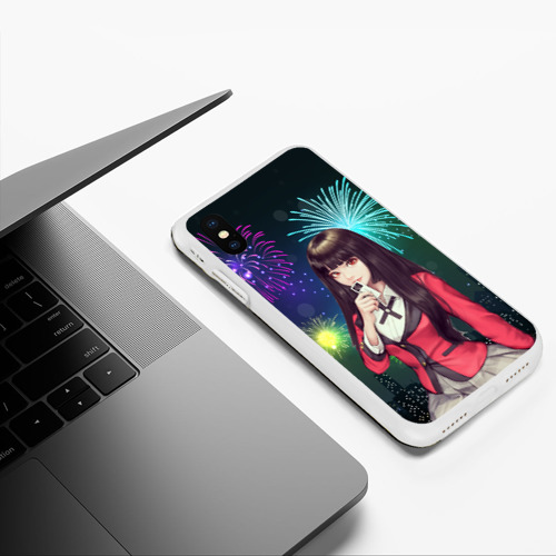 Чехол для iPhone XS Max матовый Anime Girl, цвет белый - фото 5