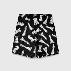 Детские спортивные шорты 3D Шахматные фигуры
