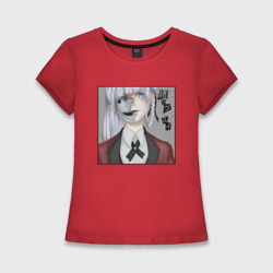 Женская футболка хлопок Slim Кирари Момобами Какэгуруи
