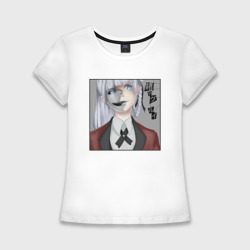 Женская футболка хлопок Slim Кирари Момобами Какэгуруи