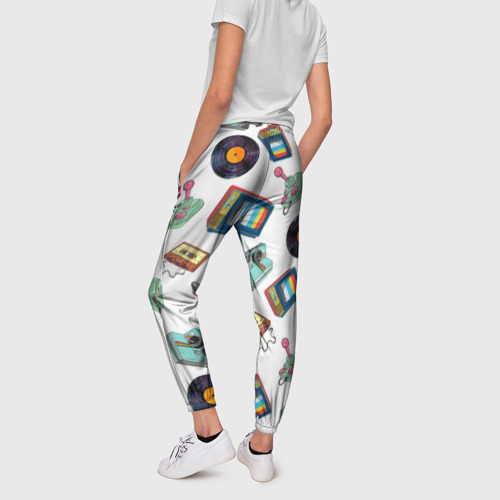Женские брюки 3D Стиль 80х, цвет 3D печать - фото 4
