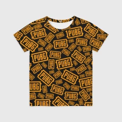 Детская футболка 3D PUBG ПАБГ узор