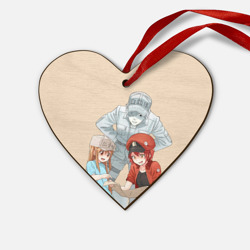Деревянная игрушка Сердце Клетки за работой 