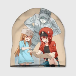 Шапка 3D Клетки за работой 