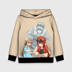 Детская толстовка 3D Клетки за работой