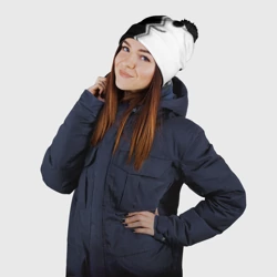 Шапка 3D c помпоном Geometry Dash морда - фото 2