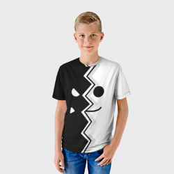 Детская футболка 3D Geometry Dash морда - фото 2