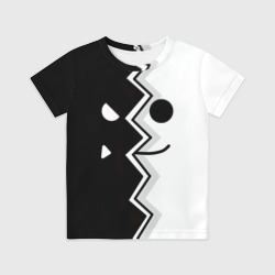 Детская футболка 3D Geometry Dash морда