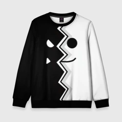 Детский свитшот 3D Geometry Dash морда