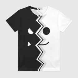 Женская футболка 3D Geometry Dash морда