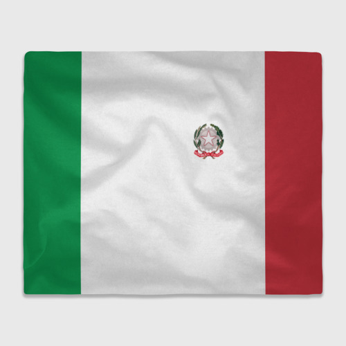 Плед с принтом Италия форма герб италии, вид спереди №1