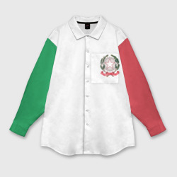 Мужская рубашка oversize 3D Италия форма герб италии