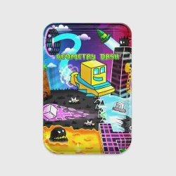 Картхолдер Magsafe магнитный Geometry Dash pattern