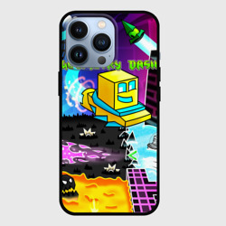 Чехол для iPhone 13 Pro Geometry Dash pattern