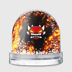 Игрушка Снежный шар Geometry Dash Demon
