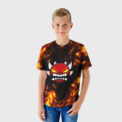 Детская футболка 3D Geometry Dash Demon - фото 2
