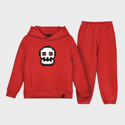 Детский костюм хлопок Oversize Skull Geometry Dash
