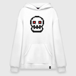 Худи SuperOversize хлопок Skull Geometry Dash