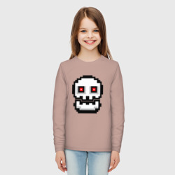 Детский лонгслив хлопок Skull Geometry Dash - фото 2