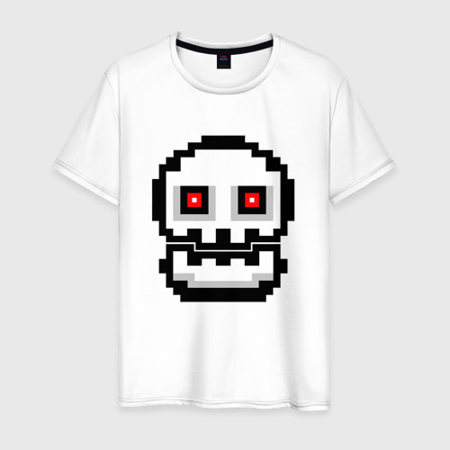 Мужская футболка хлопок Skull Geometry Dash