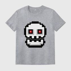 Мужская футболка хлопок Skull Geometry Dash