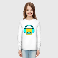 Детский лонгслив хлопок Geometry Dash Music - фото 2