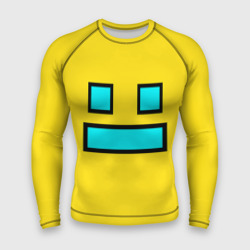 Мужской рашгард 3D Geometry Dash Smile