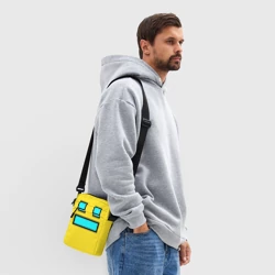 Сумка через плечо 3D Geometry Dash Smile - фото 2