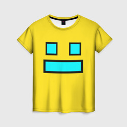 Женская футболка 3D Geometry Dash Smile