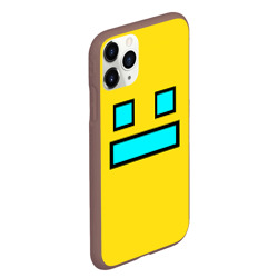 Чехол для iPhone 11 Pro Max матовый Geometry Dash Smile - фото 2