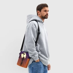 Сумка через плечо 3D Сиреноголовый на закате - фото 2