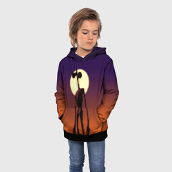 Детская толстовка 3D Сиреноголовый на закате - фото 2