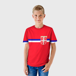 Детская футболка 3D Сборная Сербии - фото 2