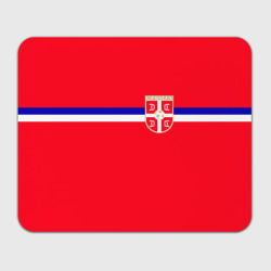 Прямоугольный коврик для мышки Сборная Сербии