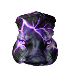 Бандана-труба 3D Неоновый Лев neon lion