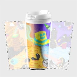 Термокружка-непроливайка Geometry Dash RobTop - фото 2