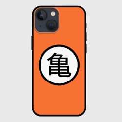 Чехол для iPhone 13 mini Сон Гоку знак - turtle hermit symbol 
