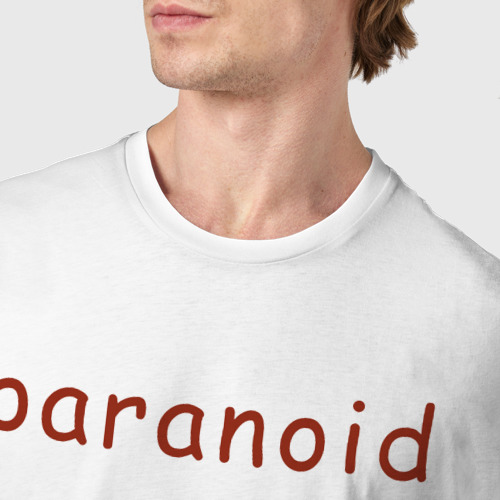 Мужская футболка хлопок Paranoid Android Radiohead , цвет белый - фото 6