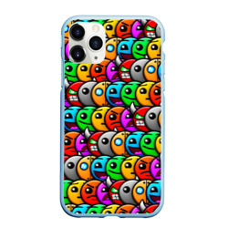 Чехол для iPhone 11 Pro Max матовый Geometry Dash