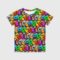 Детская футболка 3D Geometry Dash
