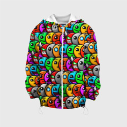 Детская куртка 3D Geometry Dash