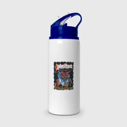 Бутылка для воды с трубочкой Judas Priest fight
