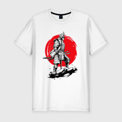 Мужская футболка хлопок Slim Воин-самурай