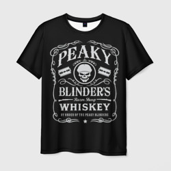 Мужская футболка 3D Острые Козырьки Whiskey