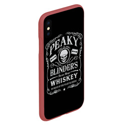 Чехол для iPhone XS Max матовый Острые Козырьки Whiskey - фото 2