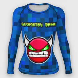 Женский рашгард 3D Geometry Dash