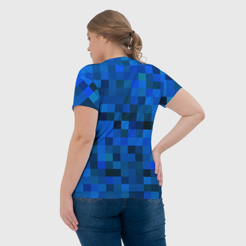 Женская футболка 3D Geometry Dash, цвет 3D печать - фото 7