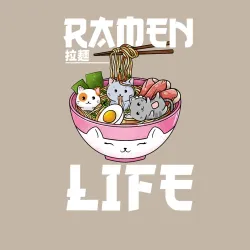 Мужской свитшот хлопок Ramen life - фото 2