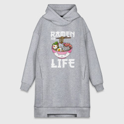 Платье-худи хлопок Ramen life